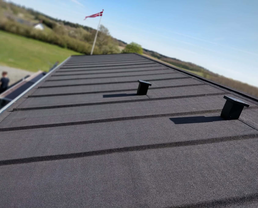 tagpaptag på hus ved AB Tagdækning